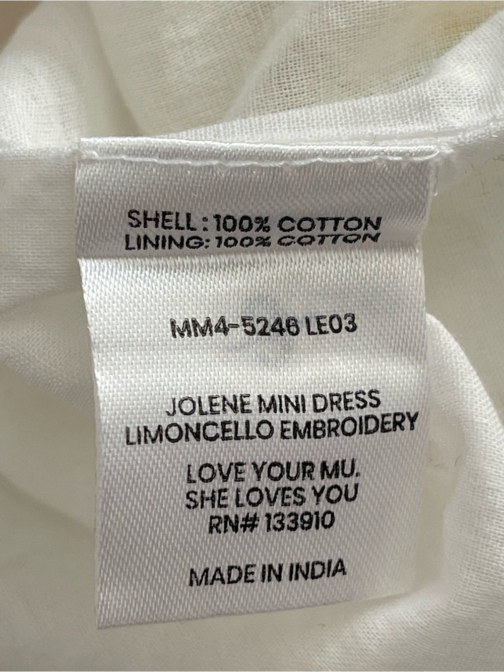 Show Me Your Mumu Jolene Mini Dress Limoncello Embroidery sz Small Coastal Chic - Picture 13 of 17
